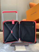Load image into Gallery viewer, CUSTOM TAURILLON RED 37L HORIZON 55 SUITCASE

