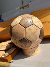 Load image into Gallery viewer, CUSTOM LV SOCCER BALL DISPLAY

