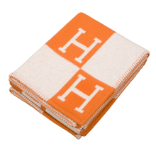 Load image into Gallery viewer, HERMES WOOL CLASSIC THROW BLANKET
