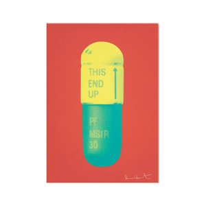DAMIEN HIRST "THE CURE" PILLS CANVAS PRINT - THE PENTHOUSE THEORY DAMIEN HIRST