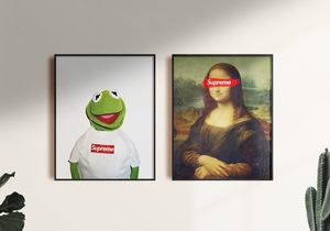 SUPREME "KERMIT THE FROG" WALL FRAME - THE PENTHOUSE THEORY SUPREME