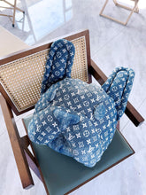 Load image into Gallery viewer, CUSTOM DENIM BULL DOG PILLOW
