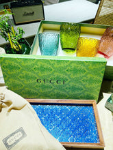 Load image into Gallery viewer, GUCCI GLASS AND TRAY SET
