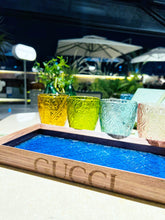 Load image into Gallery viewer, GUCCI GLASS AND TRAY SET
