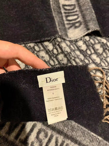OBLIQUE WOOL THROW BLANKET