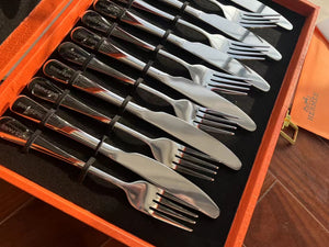 CUSTOM HERMES CUTLERY SET