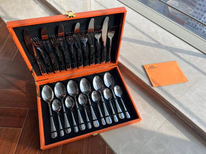 CUSTOM HERMES CUTLERY SET