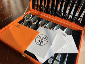 CUSTOM HERMES CUTLERY SET