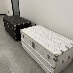 CUSTOM LV WHITE TRUNK