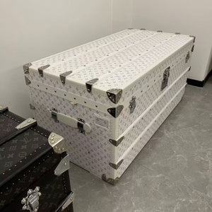 CUSTOM LV WHITE TRUNK