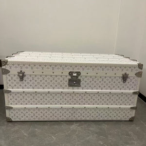 CUSTOM LV WHITE TRUNK