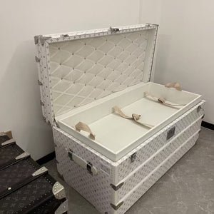 CUSTOM LV WHITE TRUNK