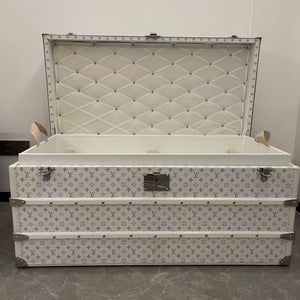 CUSTOM LV WHITE TRUNK