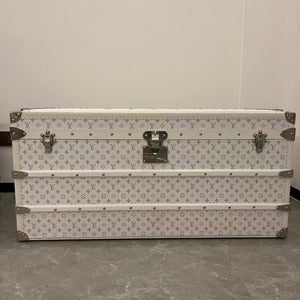 CUSTOM LV WHITE TRUNK