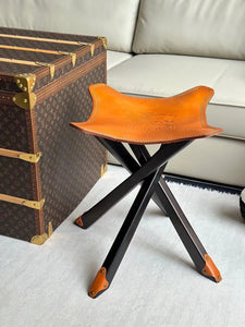 BURBERRY LEATHER STOOL