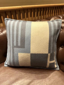 HERMES WOOL ITHAQUE THROW PILLOW