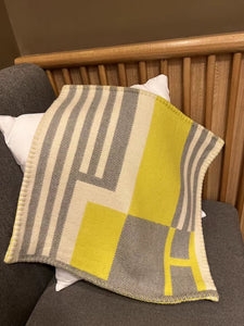 HERMES WOOL ITHAQUE THROW PILLOW