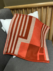 HERMES WOOL ITHAQUE THROW PILLOW