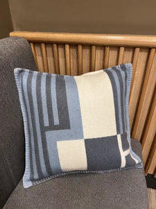 HERMES WOOL ITHAQUE THROW PILLOW