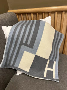 HERMES WOOL ITHAQUE THROW PILLOW