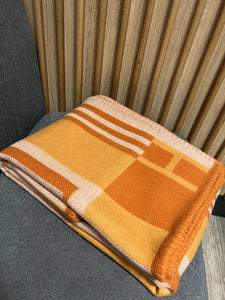 HERMES WOOL ITHAQUE THROW BLANKET