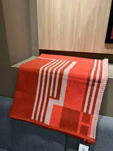 HERMES WOOL ITHAQUE THROW BLANKET