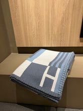 Load image into Gallery viewer, HERMES WOOL ITHAQUE THROW BLANKET
