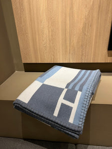 HERMES WOOL ITHAQUE THROW BLANKET