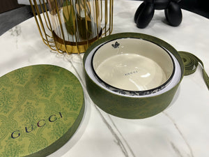 GUCCI DOG BOWL