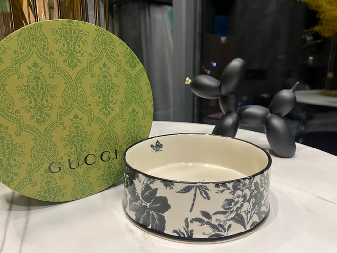 GUCCI DOG BOWL