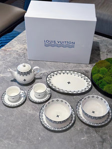 CUSTOM LV TEA TIME TABLEWARE SET
