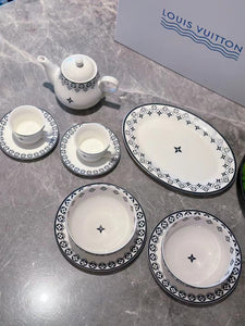 CUSTOM LV TEA TIME TABLEWARE SET
