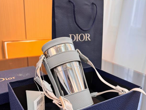 CUSTOM MONOGRAM STEEL MUG WITH SHOULDER STRAP