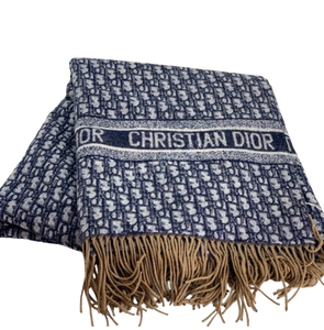 OBLIQUE WOOL THROW BLANKET