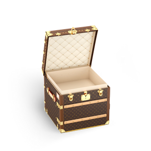 CUSTOM LV BROWN SQUARE TRUNK