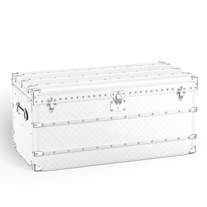 CUSTOM LV WHITE TRUNK