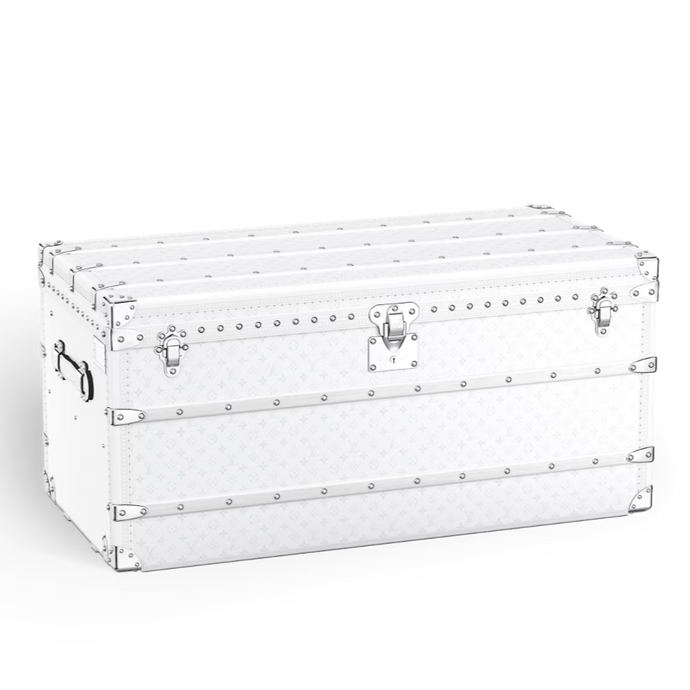 CUSTOM LV WHITE TRUNK