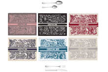 Load image into Gallery viewer, CHRISTIAN EATING PLACEMAT WITH CUTLERY SET
