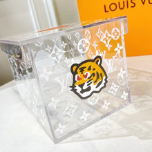 Load image into Gallery viewer, CUSTOM LV NIGO TRANSPARENT BOX
