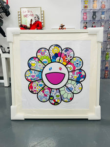 MURAKAMI PASTEL COLOR FLOWERS WALL FRAME