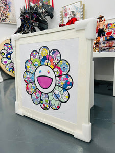 MURAKAMI PASTEL COLOR FLOWERS WALL FRAME