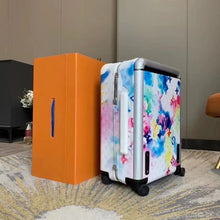 Load image into Gallery viewer, CUSTOM WATERCOLOUR MONOGRAM 37L HORIZON 55 SUITCASE
