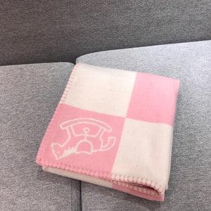 HERMES WOOL ADADA AVALON BABY THROW BLANKET
