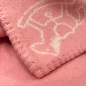 HERMES WOOL ADADA AVALON BABY THROW BLANKET