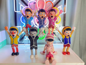 PINOCCHIO FIGURES MONOCHROME (A WOOD AWAKENING)