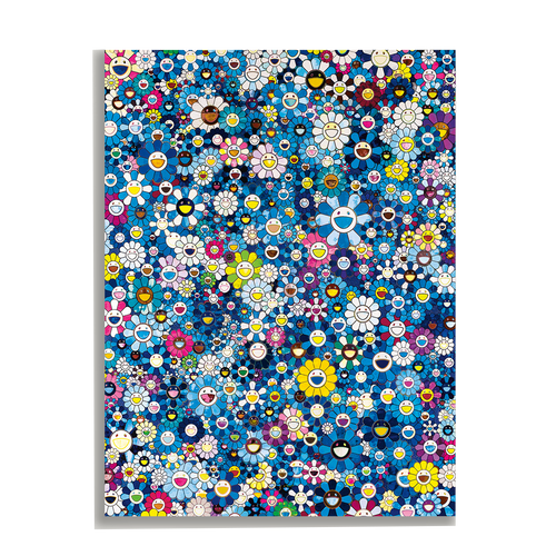 BLUE MURAKAMI CANVAS PRINT - THE PENTHOUSE THEORY MURAKAMI