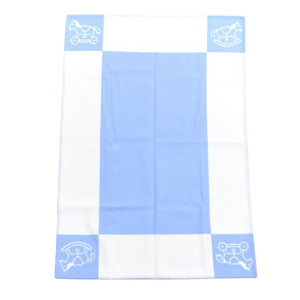 HERMES WOOL ADADA AVALON BABY THROW BLANKET