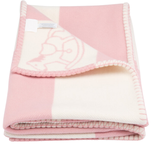 HERMES WOOL ADADA AVALON BABY THROW BLANKET