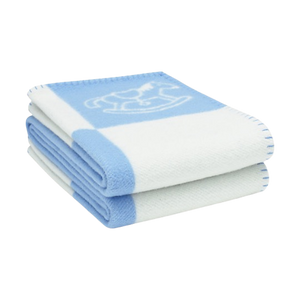 HERMES WOOL ADADA AVALON BABY THROW BLANKET