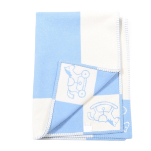 HERMES WOOL ADADA AVALON BABY THROW BLANKET